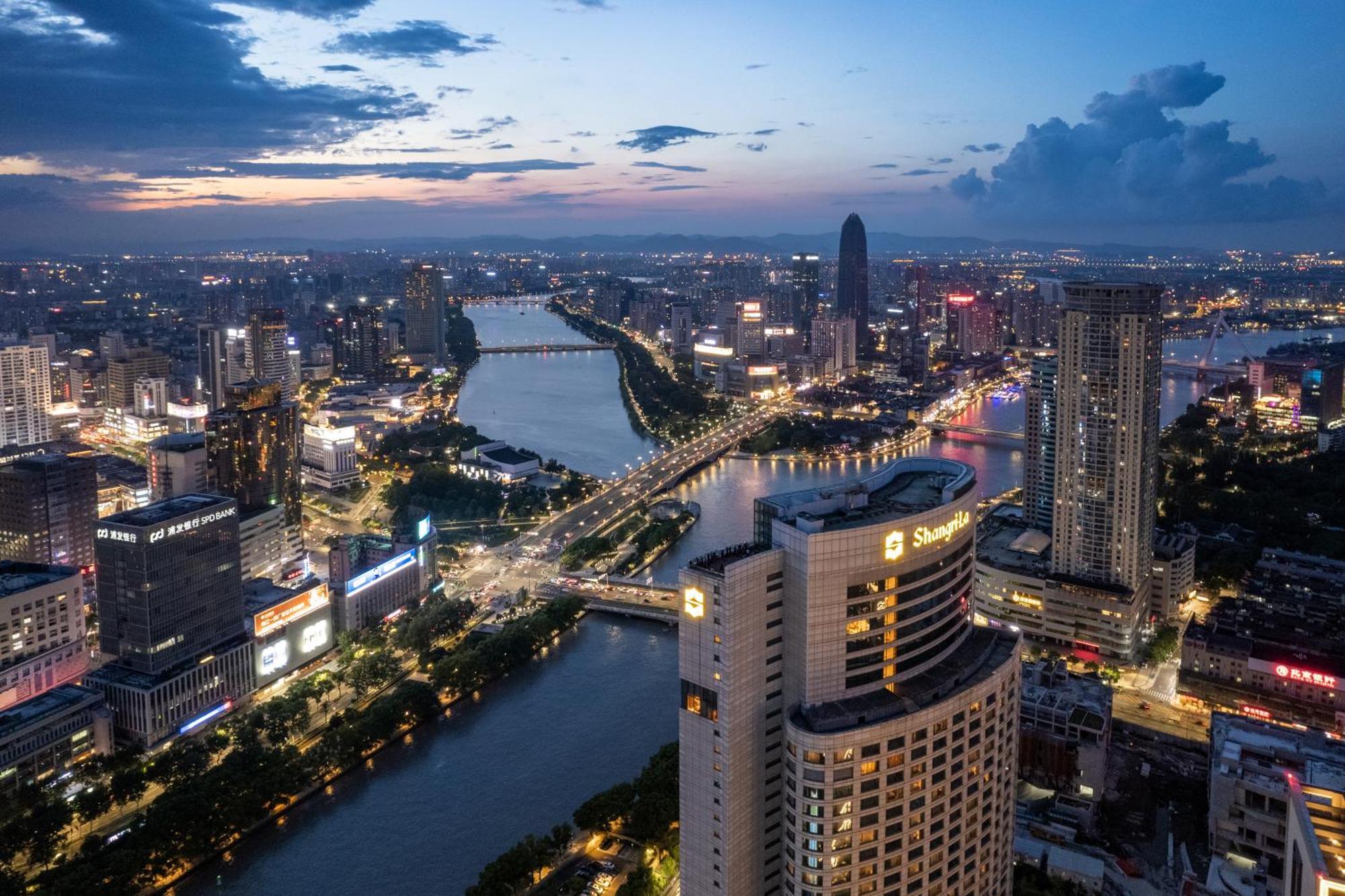 Hotel Shangri-La Ningbo - The Three Rivers Intersection Esterno foto