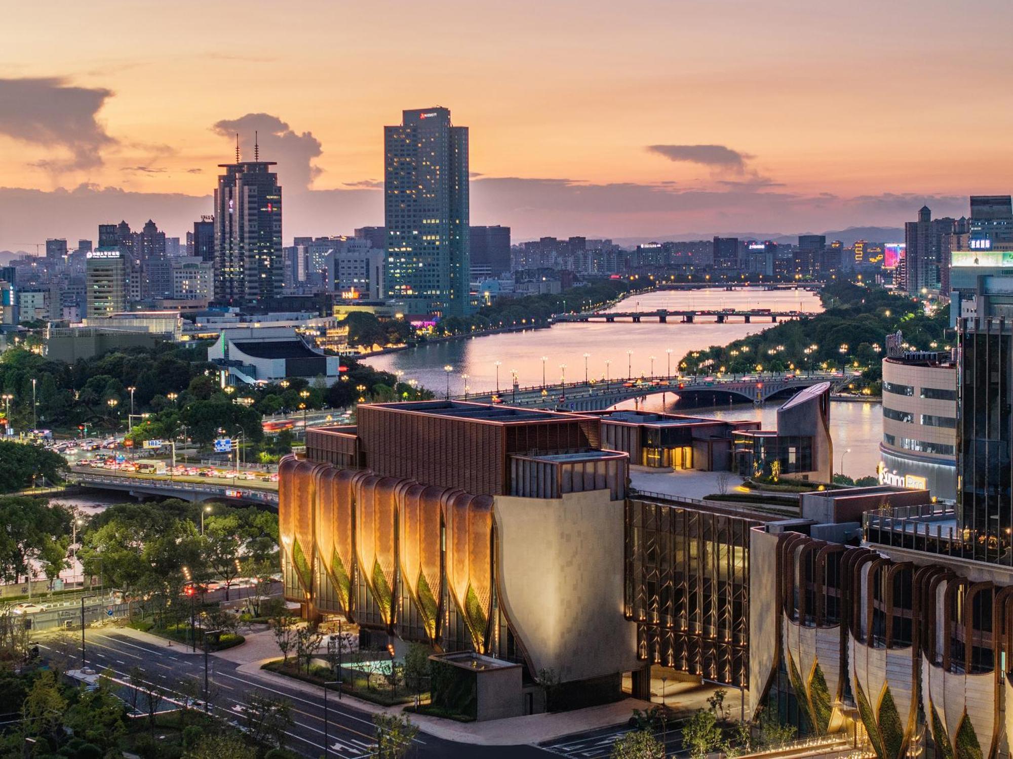 Hotel Shangri-La Ningbo - The Three Rivers Intersection Esterno foto